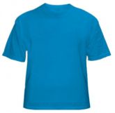 Camiseta Azul Claro 100% Algodão LIS02