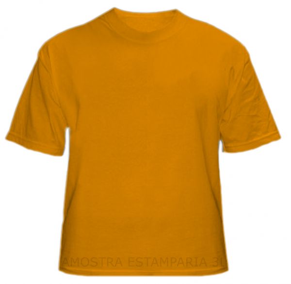 Camiseta Laranja 100% Algodão LIS09