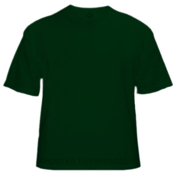 Camiseta Verde Musgo 100% Algodão LIS14