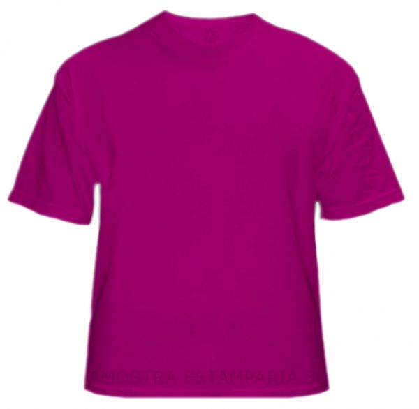 Camiseta Rosa 100% Algodão LIS11