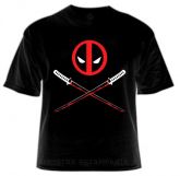 Camiseta Deadpool (Logo Katana) 3SUP09