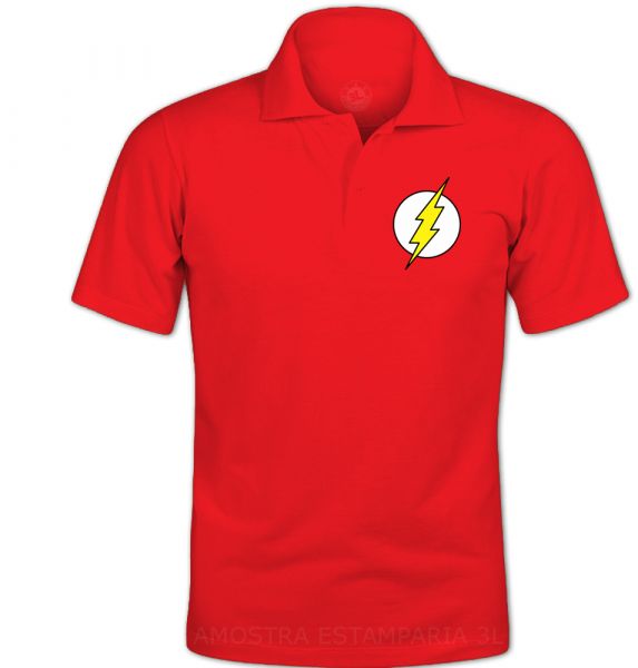 Camisa Polo The Flash 3SUPP04